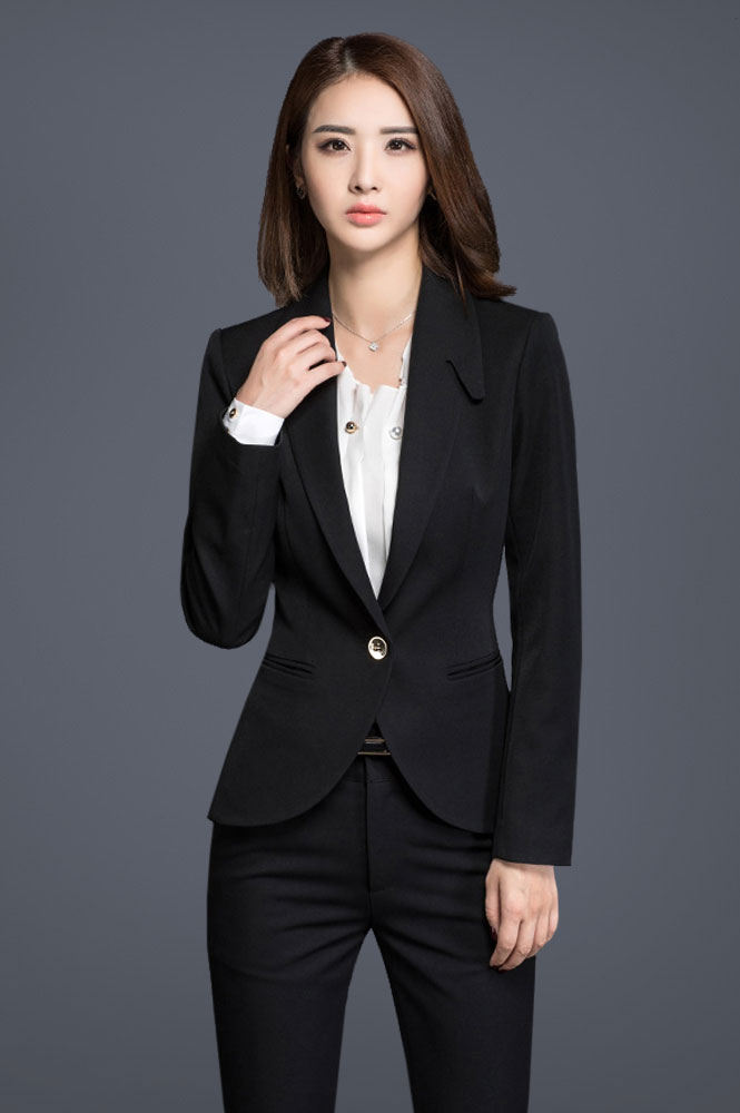 時(shí)尚款商務(wù)女西服定制